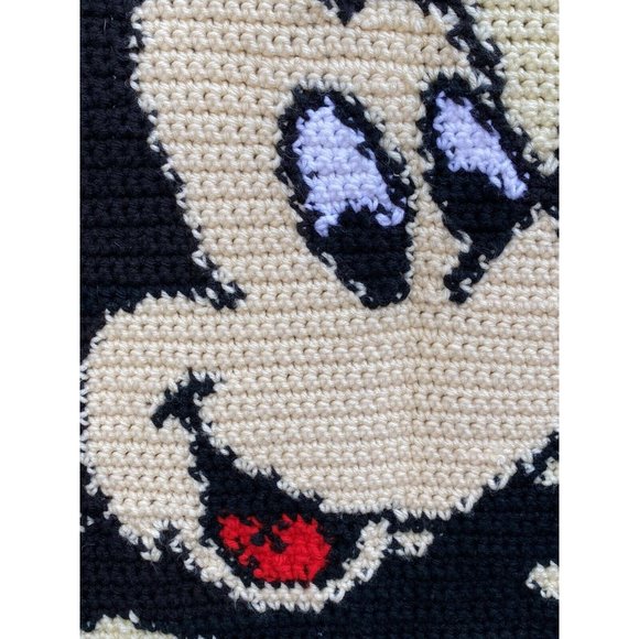 Disney Mickey Mouse Handmade Crochet Blanket 42x51 - Picture 5 of 5